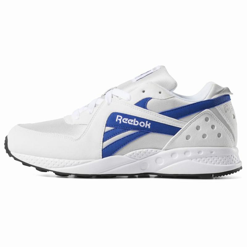Tenisi Reebok Pyro Dama Albi/Albastru Regal/Gri/Negrii Romania OE5278LO